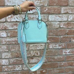 Louis Vuitton Alma BB Blue Lagoon Epi